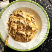 Creamy Orzo Risotto with Meyer Lemon and Wild Mushrooms