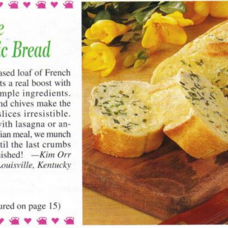 CHIVE GARLIC BREAD