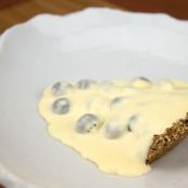 Low Carb Blueberry Custard Puddle Pie