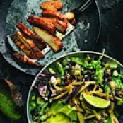 copycat earl's santa fe chicken salad & peanut lime vinaigrette