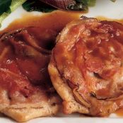pork loin saltimbocca with pancetta