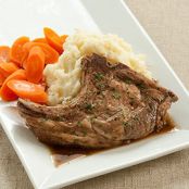 Red Wine-Braised Pork Chops