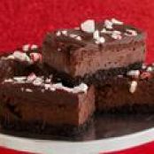 Chocolate Cheesecake Candy Cane Bars