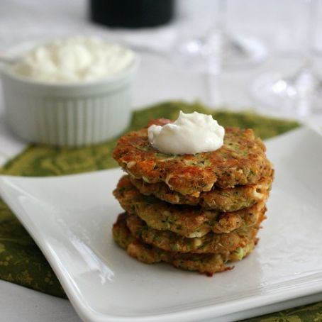 Zucchini and Feta Fritters