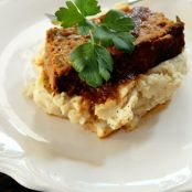 Mexican Meatloaf with Garlic Mashed Potatoes