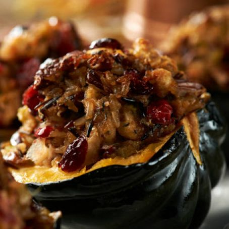Baked Stuffed Acorn Squash