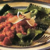 Spinach Ravioli With Three-Cheese Filling