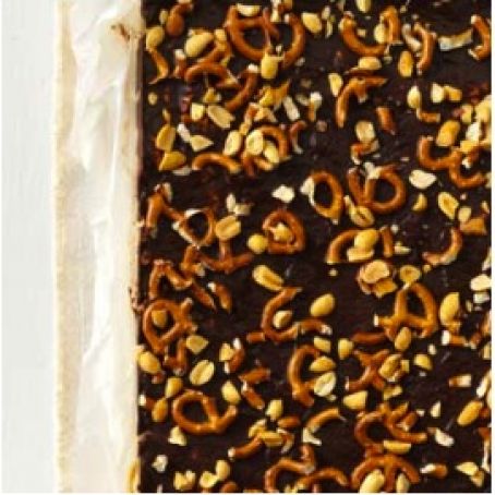 Chocolate-Peanut Butter Crunch Bars Recipe