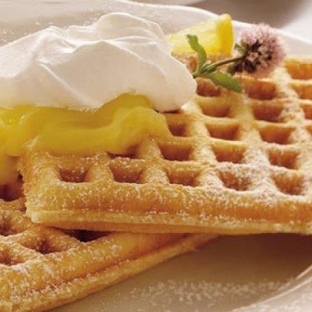 Lemon Cream Pie Waffles