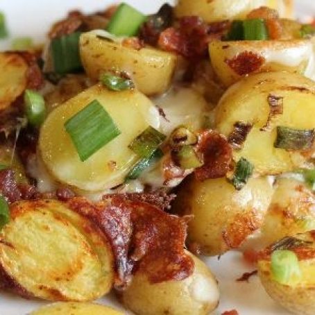 Crockpot Potatoes with Bacon and Cheese