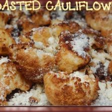 Roasted Cauliflower with Parmesan and Bread Crumbs