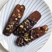 Chocolate Pisatchio Biscotti