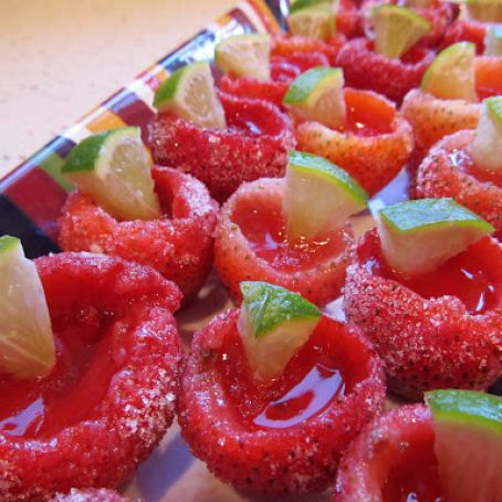 Strawberry Margarita Jell-o Shots