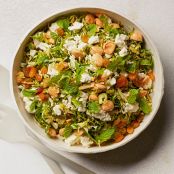 Shaved Brussels Sprouts with Warm Cinnamon Dressing