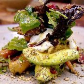 Roasted Carrot and Avocado Salad