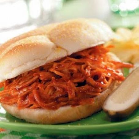 Barbecued Turkey Sandwiches