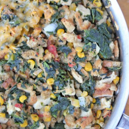 Chicken and Stuffing Skillet Dinner