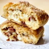 Chicken Alfredo Bacon Pastry Pouch