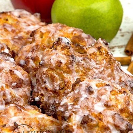 AIR FRYER APPLE FRITTERS