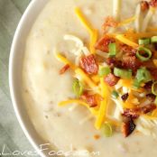 Baked Potato Soup - Slow Cooker Style