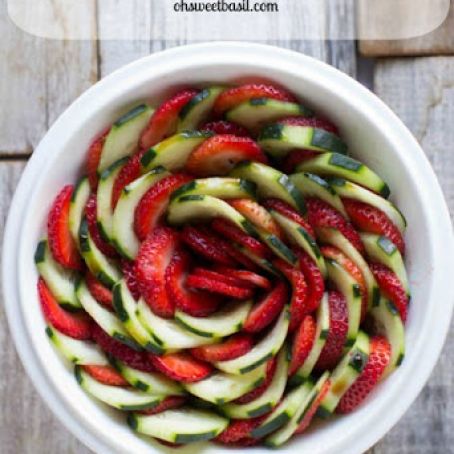Strawberry Cucumber Salad