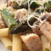 Penne with Chicken and Asparagus