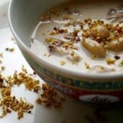 Boiled Osmanthus With Gingko Nuts, Lotus Seeds & Foo Chuk In Milk
