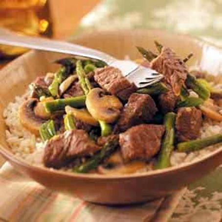 Asparagus Beef Stir-Fry Recipe