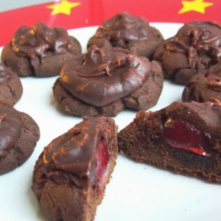 Chocolate Cherry Cookies