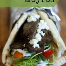 Homemade Gyro Meat and Gyros