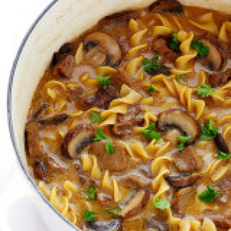 Beef Stroganoff Soup