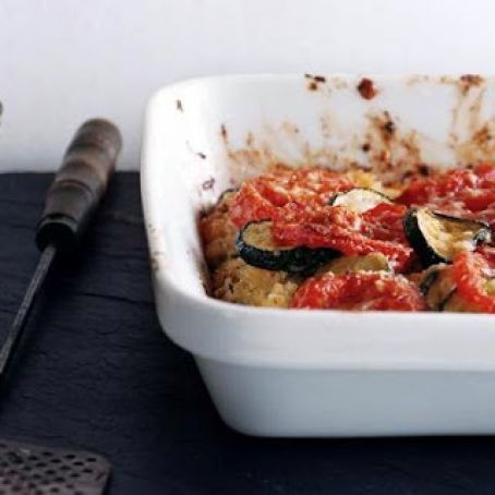 ZUCCHINI RICE GRATIN