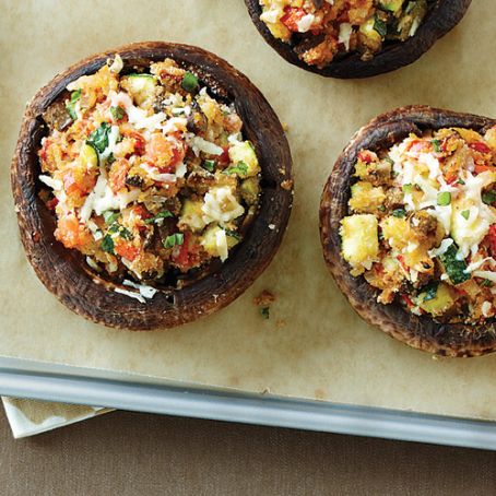 Overflowing Stuffed Portobellos