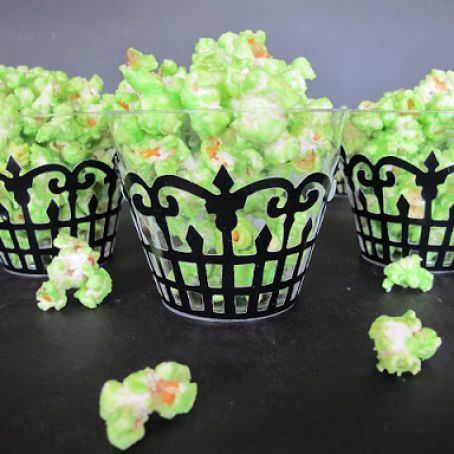 Green Slimed Popcorn