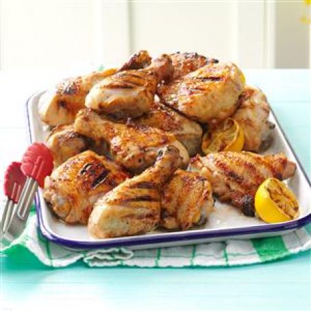 Dad's Lemony Grilled Chicken Recipe