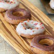 PUMPKIN SPICE DOUGHNUTS, BAKED