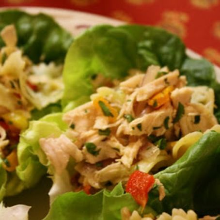 Chicken Salad in Lettuce Cups