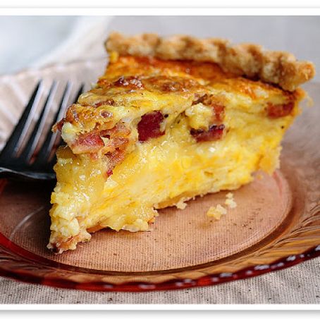 Delicious Brie and Bacon Quiche