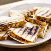 Spicy Chicken & Cheddar Quesadillas