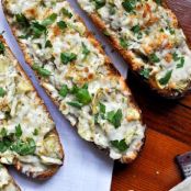 Cheesy Artichoke French Breads