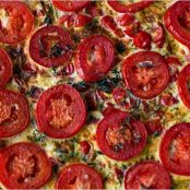 TOMATO FRITTATA w/FRESH THYME/MARJORAM