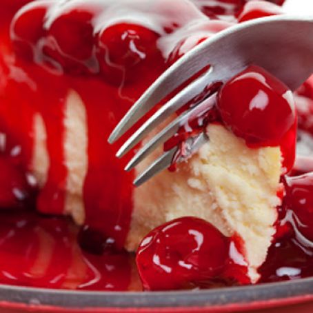 Delectable Cherry Cheesecake