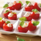 Fresh Mozzarella in Tomato Cups