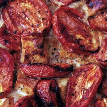 TOMATO BREAD PUDDING