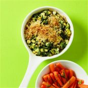 Parmesan creamed spinach and corn