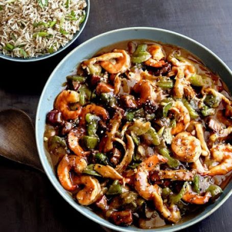Shrimp and Chicken Etouffee