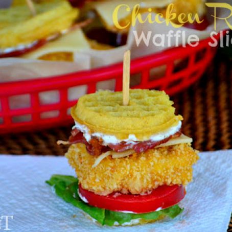 Chicken Ranch Waffle Sliders