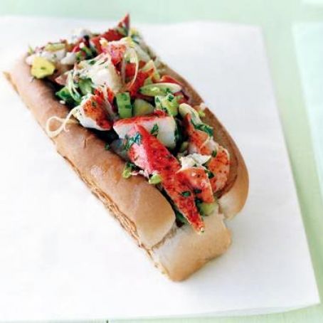 LOBSTER ROLLS w/LEMON VINAIGRETTE
