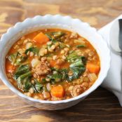 Sausage Barley Soup