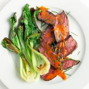 Ginger-Marinated Hanger Steak